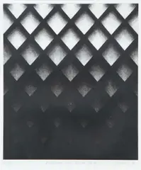 Bill Jacklin, Rocking My Blues Away, 1973, mezzotint, 9.5 x 8.25 inches, pencil