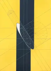 Arnoldo Pomodoro, C.P.A.P. II, 1970, lithograph printed in colors. 24 inches, pencil