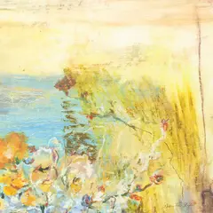Reflection by Nellie Lou Slagle, oil on paper, 21st century, offered Mar 2020
