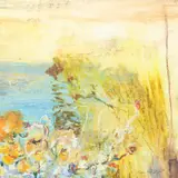 Reflection by Nellie Lou Slagle, oil on paper, 21st century, offered Mar 2020