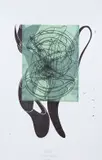 CXLIII, 2003, color monoprint and intaglio, 22.75 x 14.5 inches by Stephen Sorman, pencil, offered Mar 2020