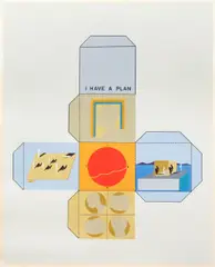 from "Series 75" by Ernest Trova, 1975, serigraph printed in colors, offered Mar 2020