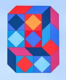 Title: VY-29-F from Album Xico, Year: 1973, Medium: by Victor Vasarely, Serigraph printed in colors, Pencil, offered Mar 2020