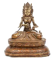 Untitled by Tibetan, bronze figure of vajrasattva, offered Mar 2020