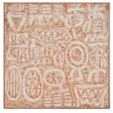 Aníbal Villacís, Abstract Composition, mixed media on wood board, [approximate dimensions - board: 48" H x 48" W]