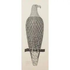 "Bald Eagle," by Jacques Hnizdovsky, 1969, woodcut, [approximate dimensions -, offered Sep 2025