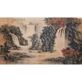Huang Chün-pi, Untitled, Ink and color on paper