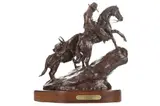 Vic Payne, Featured in this lot is this, bronze sculpture by Wyoming artist Vic Payne (born in 1960) and