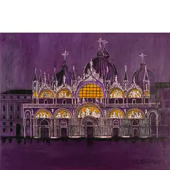 Graham Sutherland, Londra 1903 - 1981 / St.Mark's Basilica, 1956, oil on canvas
