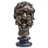 Miguel Ortiz Berrocal, Villanueva de Algaidas 1933 - 2006 / Omaggio ad Arcimboldo - Opera 167 di Miguel Berrocal, 1976-79, Bbronzo patinato composto da 30 elementi ad incastro