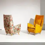 A Pair Of Armchairs By G. Ponti, Senza titolo