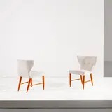 A Pair Of Armchairs Attributed To P. Buffa, Senza titolo
