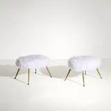 A Pair Of Italian Ottomans, Senza titolo