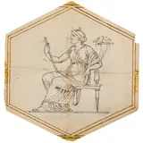 Figure mitologiche by Giuseppe Santi, Penna su carta, offered Feb 2025