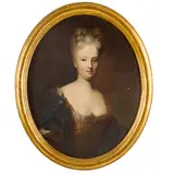 Domenico Parodi, Ritratto di dama, oil on canvas ovale