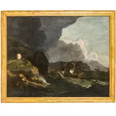 Fortuna di mare by Matthieu van Plattenberg, oil on canvas, offered Feb 2025