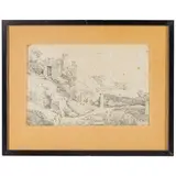 Achille Vianelli, Porto Maurizio, 1803 - Benevento, 1894 / Veduta della baia / Firmato Vianelli e datato 1829 in basso a sinistra