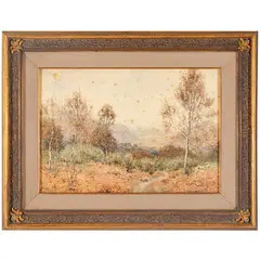 Alfred Heaton Cooper, Halliwell, Bolton, Lancashire, 1863 - Lake District 1929 / Paesaggio di campagna / Firmato A Heaton Cooper in basso a destra, Acquarello su cartoncino