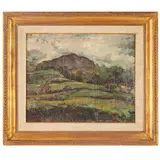 Eleonora Panzeri, Milano, 1896 - 1976 / Paesaggio montano / Firmato E Panzeri in basso a sinistra, oil on compensato