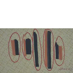 Torino 1918 - 2015 / Senza titolo, 1993 by Carol Rama, mixed media on paper da parati, offered Mar 2025