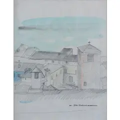 Trieste, 1878 - Milano, 1962 / Senza titolo by Marcello Dudovich, mixed media on paper, offered Mar 2025
