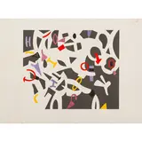 Carla Accardi, Trapani 1924 - Roma 2014 / Senza titolo, lithograph a colori on paper