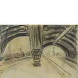Mario Cavaglieri, Rovigo 1887 - Peyloubere 1969 / Stazione Milano