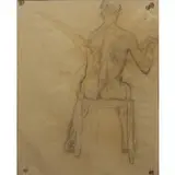 Mario Cavaglieri, Rovigo 1887 - Peyloubere 1969 / Nudo maschile