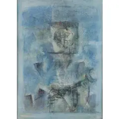 Ibrahim Kodra, Ishmi 1918 - Milano 2006 / Suonatore, 1960, oil on canvas
