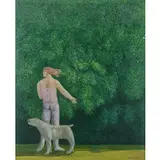 Alessio Paternesi, Civita Castellana (VT) 1937 / I giardini di Piero, 2003, oil on canvas
