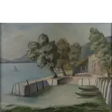 Vittorio Viviani, Milano 1909 - Nova Milanese 1998 / Paesaggio, oil on canvas