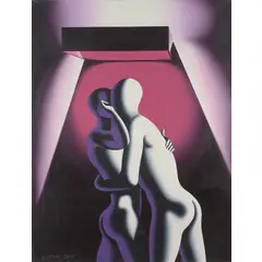 Mark Kostabi, Los Angeles 1960 / Senza titolo, 2005, oil on canvas