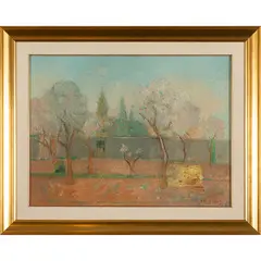 Francesco De Rocchi, Saronno 1902 - Milano 1978 / Primavera a Nerate, 1980, oil on canvas