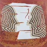 Angelo Cagnone, Carcare (Sv) 1941 / Difronte, 1974, oil on canvas