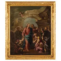 Cristo e il centurione by Francesco Zugno, oil on canvas, offered Apr 2025