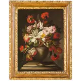 Vaso fiorito by Nicola van Houbraken, oil on canvas, offered Apr 2025