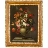 Vaso fiorito by Nicola van Houbraken, oil on canvas, offered Apr 2025