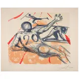 Sports (Field 73-2-B) by Salvador Dalí, 1973, Lithograph on Arches paper, sold Nov 2025