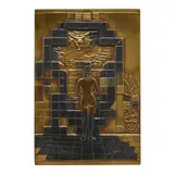Salvador Dalí, Lincoln in Dalivision, 1976, Bronze bas-relief plaque, incised with signature and numbered 'I 165/195', enclosed in velvet covered box with screenprint text