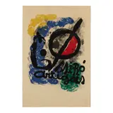 Exposition Miró-Artigas, Céramiques Monumentales (Mourlot 270) by Joan Miró, 1963, Lithograph in colors on wove paper, offered Nov 2025
