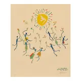 La ronde de la jeunesse by Pablo Picasso, 1959, Lithograph in colors on Arches paper, sold Nov 2025