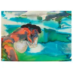 Romare Bearden, Untitled, circa 1980, watercolor, ink and graphite with collage elements on paper