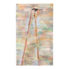 Jim Dine, Shears, 1975, pastel, graphite and metal bolt on paper