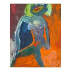 George McNeil, Holiday, 1973, oil on canvas