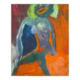George McNeil, Holiday, 1973, oil on canvas