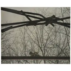 Catherine Murphy, Mended Window, 1996, oil on canvas