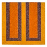 Howard Mehring, Cadmium Double, 1963, Magna on canvas collage