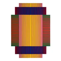 Richard Anuszkiewicz, Yellow Unresolved, 1992