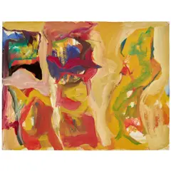 Shirley Jaffe, Untitled, circa 1956, watercolor on paper