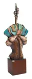 Vladimir Cora, Untitled (Standing Figure), 1987, Cedar with hand-painted acrylic